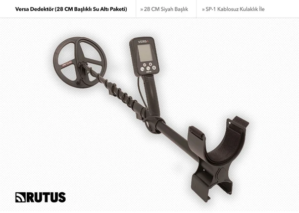 Rutus Versa Dedektör (28CM Başlıklı Su Altı Paketi) - Resim 2