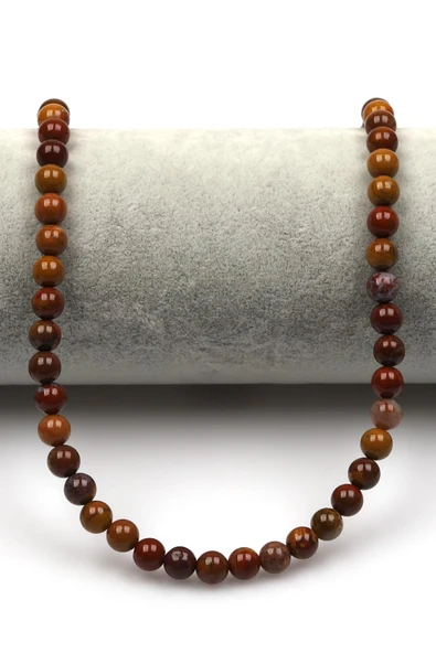 Kan Akik Doğal Taş Dizi 6 mm Küre Kesim - Resim 2