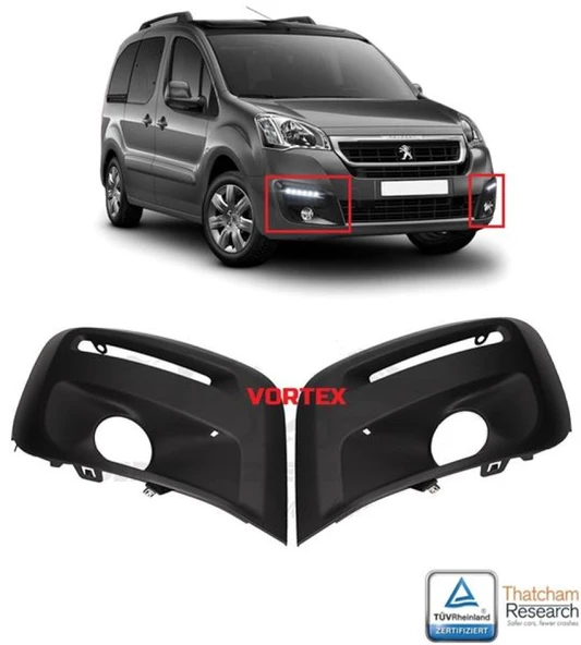 Psa Sis Far Kapagı Sisli Sag Sol Set Partner 15> - Vortex V2808350 ürün görseli 1