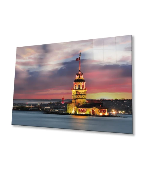 Kız Kulesi Cam Tablo ürün görseli