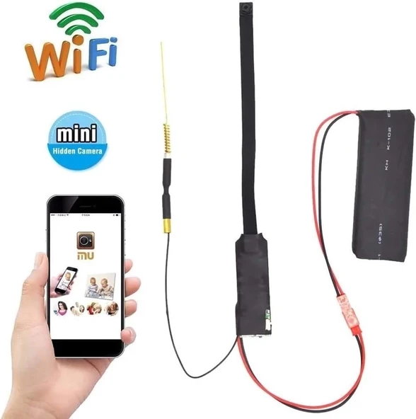 1080p Ip Modül Full Hd Wifi Kamera Güvenlik Bakıcı Kamerası - Resim 2