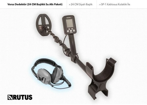 Rutus Versa Dedektör (24CM Başlıklı Su Altı Paketi) ürün görseli 1