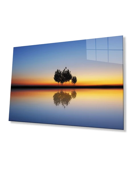 Doğa Manzara Cam Tablo 4mm Dayanıklı Temperli Cam ürün görseli