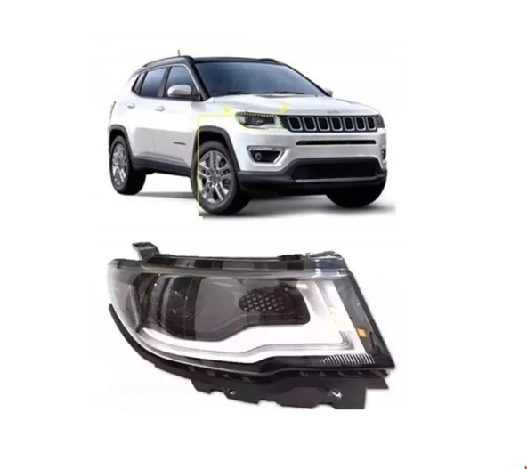 Jeep On Far Sag Halojen Mercekli Compass 17> - Vortex V1704845 ürün görseli 1
