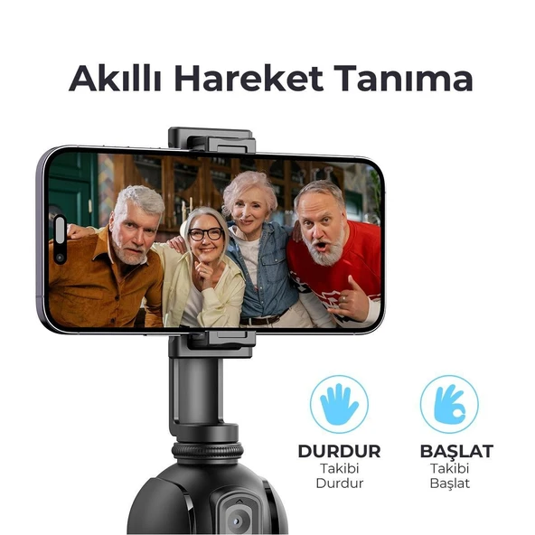 Havit ST7609 Otomatik Yüz Takip Sistemli Telefon Tutucu - Resim 4