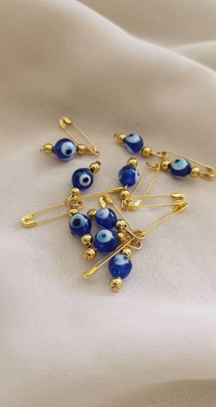 Hdmarketim Maşallahlık İğneli Cam Nazar Boncuğu 20 Adet 0,8Mm 5962 - Resim 4