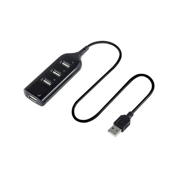 4 Port Usb Çoğaltıcı Çoklayıcı Hub Usb 2.0 Çoklama Pc Laptop ürün görseli