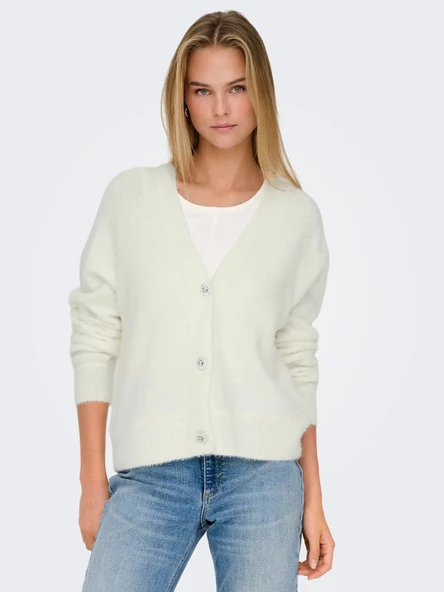 15259564 ONLELLA PIUMO LS CARDIGAN KNT NOOS - Resim 2