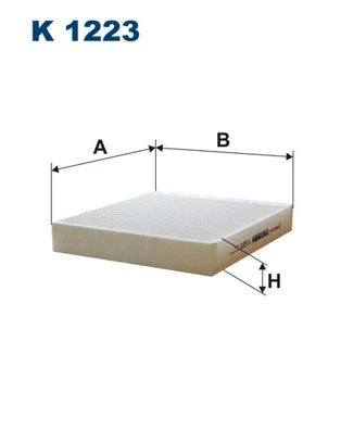 FILTRON K1223 POLEN FİLTRESİ ASTRA J 1.4-1.6-1.6T-1.3-1.7-2.0CDTI-INSIGNIA 1.6-1.8-2.0CDTI-MERIVA B1.3-1.7- ZAFIRA 1808524-13271190-52425938 ürün görseli 1