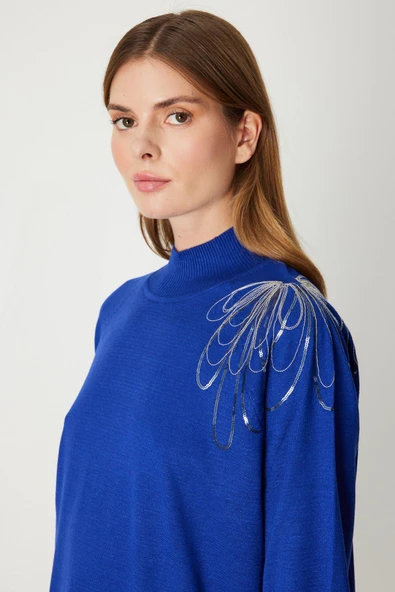 65381 ONTEKS KAZAK YARIM KOL TEK OMZU ZİNCİRLİ - Resim 7