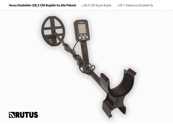 Rutus Versa Dedektör (28,5 CM Başlıklı Su Altı Paketi) - Resim 2