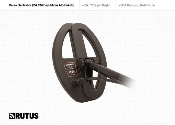 Rutus Versa Dedektör (24CM Başlıklı Su Altı Paketi) - Resim 3