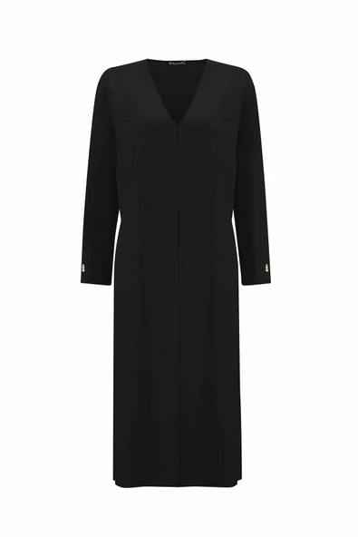 T25PF-9003 MISSDALIDA DÜZ RENK UZUN TRİKO HIRKA ürün görseli