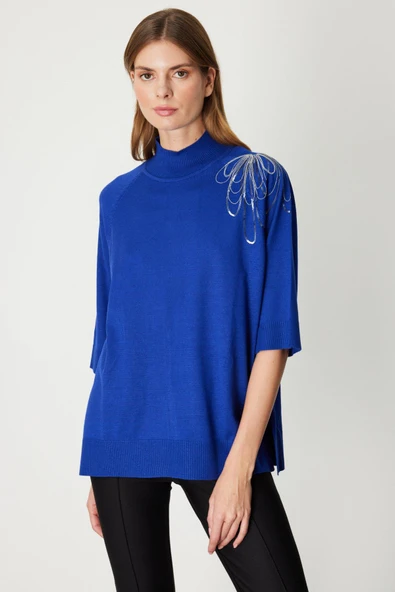 65381 ONTEKS KAZAK YARIM KOL TEK OMZU ZİNCİRLİ - Resim 6