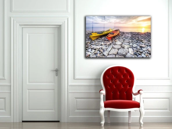 Doğa Manzara Cam Tablo 4mm Dayanıklı Temperli Cam - Resim 2