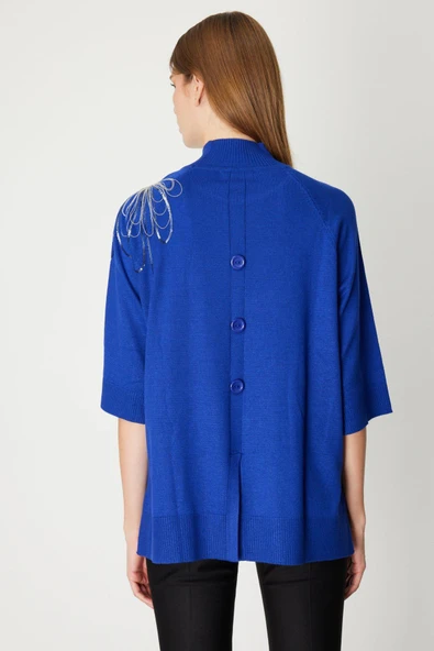 65381 ONTEKS KAZAK YARIM KOL TEK OMZU ZİNCİRLİ - Resim 8