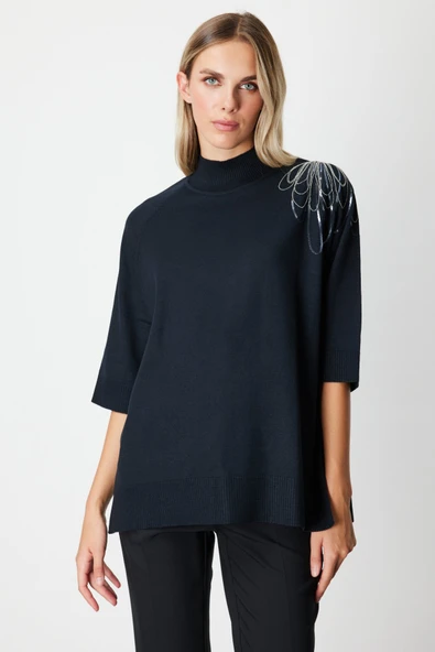 65381 ONTEKS KAZAK YARIM KOL TEK OMZU ZİNCİRLİ ürün görseli