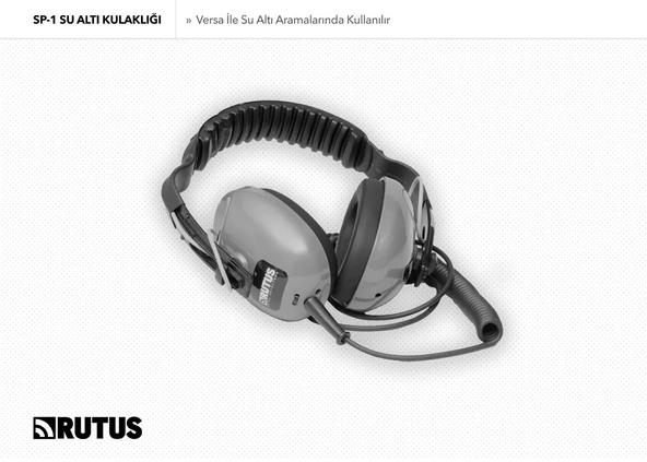 Rutus Versa Dedektör (28,5 CM Başlıklı Su Altı Paketi) - Resim 4