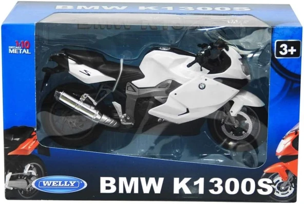 Karsan BMW K1300S Motosiklet 1:10 Ölçekli Metal Model - Resim 2