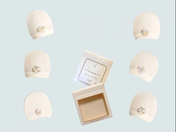 İNCİLİ KIZ BEBEK BERE ürün görseli 1