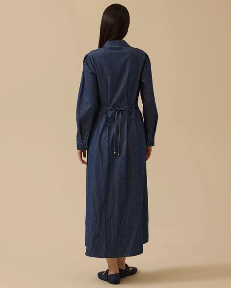 10002522211001 SCL JEAN ELBİSE - Resim 4