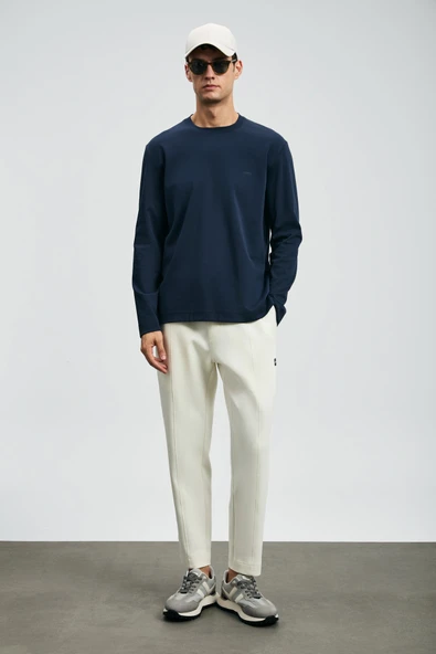 Lufian 112020056 Vıctor Uzun Kollu Tişört Erkek T-Shirt - Resim 2