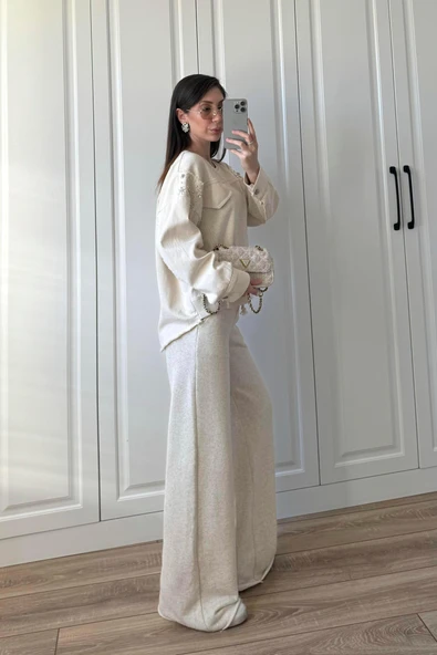 50679 FAST PERRY ZARA SWEAT PANTOLON TAKIM - Resim 3