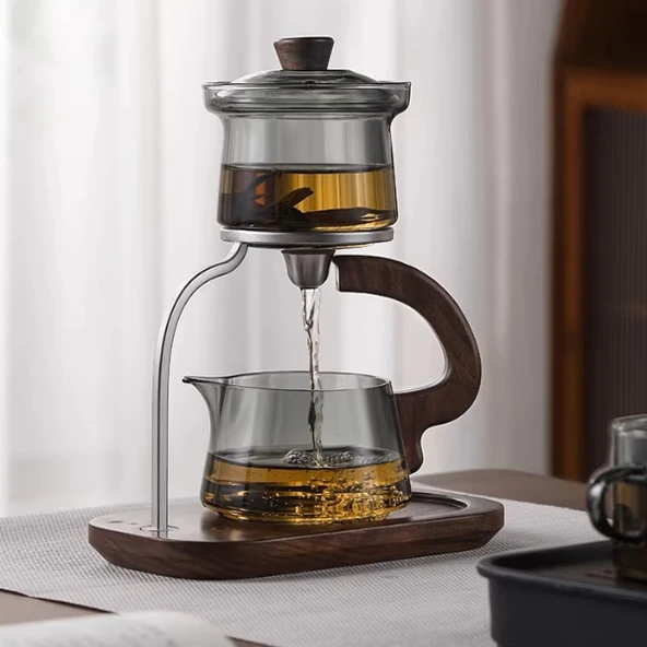 Otomatik Manyetik Borosilikat Demlik Seti ürün görseli