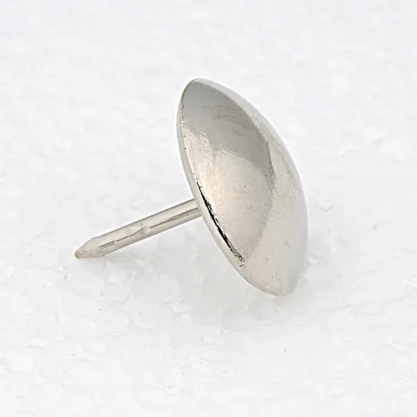 Kısa Çivili Gümüş Nikel Kabara Raptiye 6,5 Mm - 1000 ürün görseli