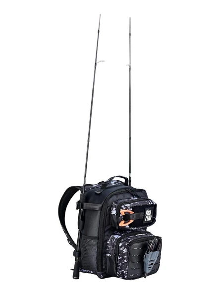 Fujin ProAji Back Pack Black Lime Balıkçı Sırt Çantası - Resim 5