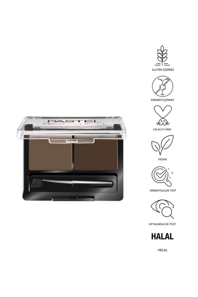 Profashion Eyebrow Duo 03 Dark Kaş Farı - Resim 4