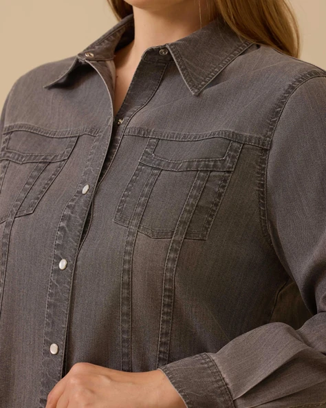 10002522214004 GALAXİ GÜNLÜK GÖMLEK - Resim 5