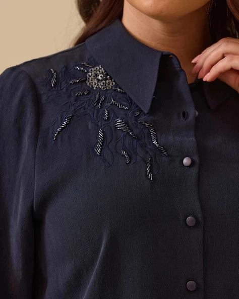 10002511514018 GALAXİ ŞIK GÖMLEK - Resim 4