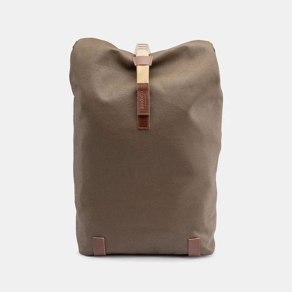 Brooks Pickwick Cotton Canvas Sırt Çantası Moss Kahverengi 26LT - Resim 8