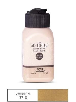 Artdeco 75 Ml Akrilik Boya Metalik Şampanya 71l-3710 ürün görseli 1