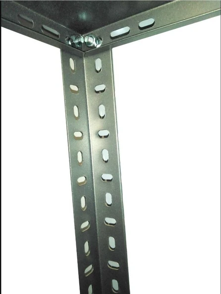 1 Adet Galvaniz Çelik Raf Profil  Galvaniz 50 cm  1.50 mm - Resim 2