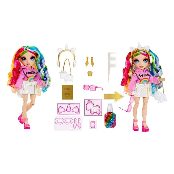 Rainbow High Creative Crystals Amaya Raine 121411 - Resim 2