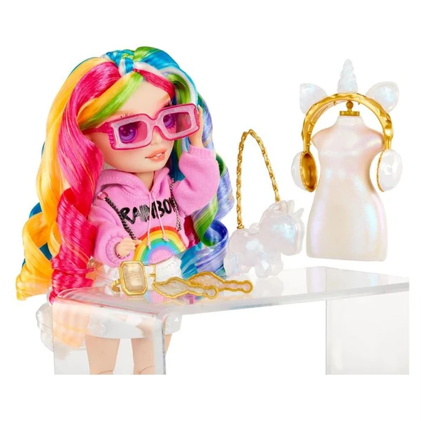 Rainbow High Creative Crystals Amaya Raine 121411 - Resim 3