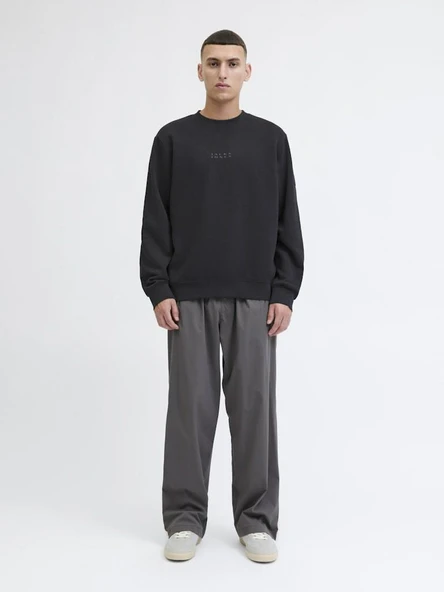 Jack Jones Poınt Relax Fit Erkek Sweat 12285667 - Resim 4