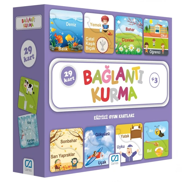 Bağlantı Kurma Eğitici Oyun Kartları ürün görseli