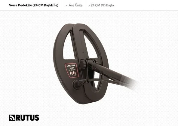 Rutus Versa Dedektör (24CM DD Başlık İle) - Resim 2