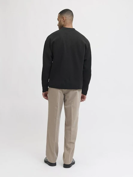 Jack Jones Blabradfort Relax Fit Polo Yaka Erkek Kazak 12285374 - Resim 7