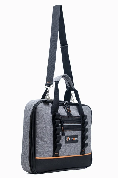 Elektronikçi Takım Çantası Çok Gözlü, Su Geçirmez, Dayanıklı Omuz Askılı Alet Çantası - Resim 2