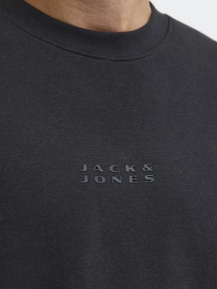 Jack Jones Poınt Relax Fit Erkek Sweat 12285667 - Resim 9