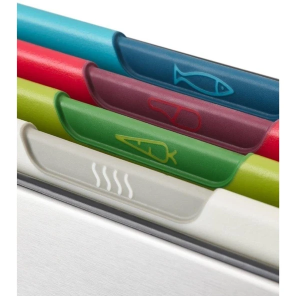 Joseph Joseph Folio Icon 4 Parça Kesme Tahtası Çok Renkli - Resim 2