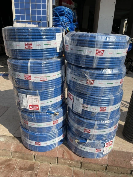 Sel 8 mm 100 mt Basınçlı İlaçlama Hortumu Pres Başlıklı - Resim 4