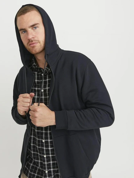 Jack Jones Bradley Büyük Beden Erkek Sweat 12250596 - Resim 3