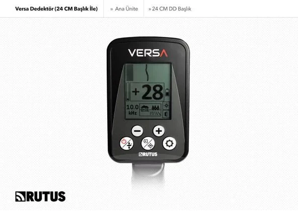 Rutus Versa Dedektör (24CM DD Başlık İle) - Resim 3