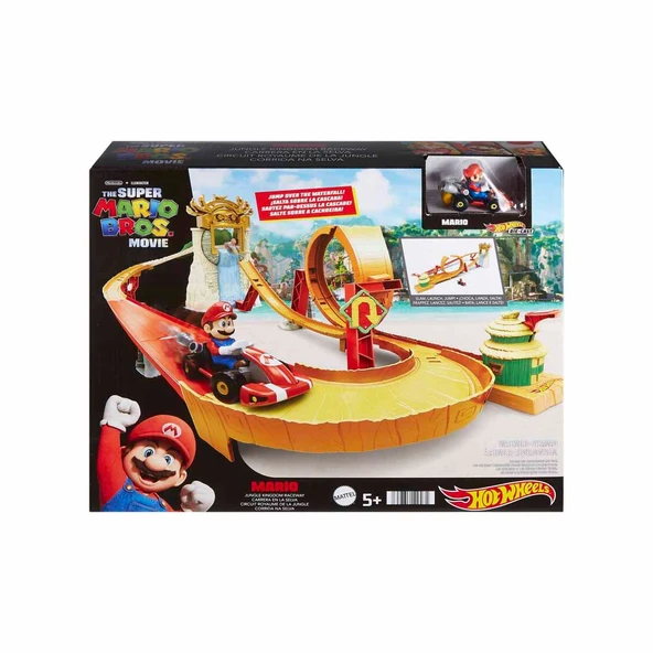 Hot Wheels The Super Mario Bros Movie Jungle Kingdom HMK49 - Resim 4