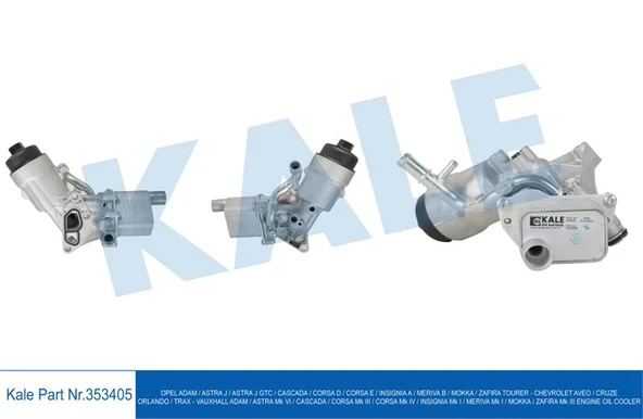 Opel Yag Sogutucusu - Komple - Kal 353405 ürün görseli